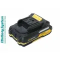 HBP2002 аккумулятор Hanskonner 18 В, 1BatterySystem, 2.0 Ач, USB-разъем