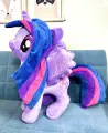 Мягкая игрушка Фиолетовая пони Искорка 40 см Моя маленькая пони