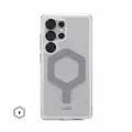 Чехол с поддержкой MagSafe UAG Plyo Pro для Samsung Galaxy S25 Ultra прозрачный/серебро (Ice/Silver) (214486114333)