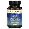 Dr. Mercola Zinc Plus Selenium (цинк и селен), 30 капсул, поддержка кожи, зрения, иммунитета, репродуктивной системы