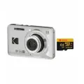 Фотоаппарат Kodak PIXPRO FZ55 Friendly Zoom + SD карта 64 гб, Белый цвет, Оптический зум