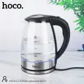 Чайник электрический стеклянный Hoco HJD04A (stainless steel)