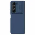 Накладка Nillkin CamShield Silky Silicone Case для Samsung Galaxy Z Fold 5 (синий)