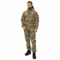 Костюм тактический Huntsman Горка 3 мужской летний камуфляжный рыболовный, для охоты, туристический ткань рипстоп, цвет мультикам (р.60-62/182-188)