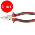 Комплект 5 штук, Плоскогубцы Nickel 180 мм MATRIX 16904