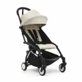 Прогулочная коляска Stokke YOYO3 Bonpoint, черная рама, ткань вишневого цвета, совместная коллекция