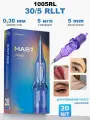 Картриджи для тату, иглы для татуажа MAST PRO 30/5 RLLT - 1005RL