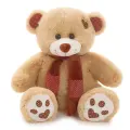 Мягкая игрушка Медведь Тони с шарфом кофейный, 70 см МТШ-70к 5155066