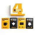 Развивающие головоломки пазлы для взрослых Набор из 4 шт. / IQ PUZZLE для детей тренажер для мозга