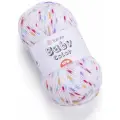 Пряжа Yarnart Baby Color розовый с желто-фиолетовой-голубой крапинкой (204), 100%акрил, 150м, 50г, 5шт