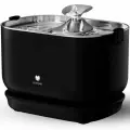 Автоматическая поилка с датчиком движения и док-станцией, 2,5 литра, черная