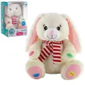 Игрушка мягкая Зайчик Elefantino, 14 сказок (в том числе сказки А. С. Пушкина), 25 см, регулир. гром