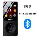 MP3-плеер RUIZU X02 с экраном 1,8 дюйма, 4ГБ/8 ГБ, Bluetoot Black 8GB, 8 ГБ