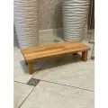 Табурет подставка для ног лавочка из бука 50*20*12 светлый масло-воск