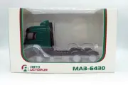 Масштабная модель трактора МАЗ 6430, зеленый, металл, AutoHistory