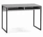 Стол компьютерный Woodville Леон Лофт бетон / матовый черный