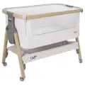 Колыбель Tutti Bambini CoZee Oak and Silver с колесами 211205/3596