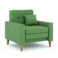 Кресло-кровать Этро Люкс 70 в зеленом велюре В43