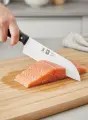 Нож Santoku Icel MAITRE, японский, сталь, ацетальная рукоять, 30см, черный