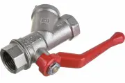 Шаровой кран с фильтром VALFEX PREMIUM для воды, 1/2 ВР/ВР, рычаг VF.292. NR1.012. PREMIUM