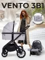 Коляска 3в1 Sweet Baby Vento Grey