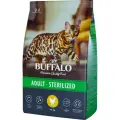 Сухой корм для стерилизованных кошек Mr. Buffalo с курицей, 10 кг
