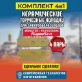 Тормозные колодки для электровелосипеда 4шт