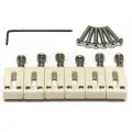 Набор седел SS Classics для бриджа Strat and Tele, Graphtech PQ-8001-00, 6 струн, слоновая кость