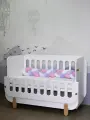 Бортик-коса в детскую кроватку (косичка) 120см