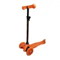 Детский самокат Slider SS1NBAG, трехколесный, регулировка руля, оранжевый