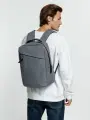 Рюкзак для школы офиса мужской женский детский для ноутбука Onefold, серый размер 40х28х19 см