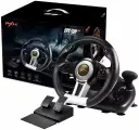 Игровой руль PXN V3 Pro Черный для ПК, PS3, PS4, XBox One, Nintendo Switch / Гоночный симулятор вождения с педалями, передачами