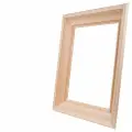 Рама багетная 40х50 см, шир. 80 мм, из сосны, натуральное дерево, С 8 + комплект крепежа