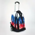 Сумка-рюкзак на колесах RUNA, Russia мозайка, для фигурных коньков, роликов, одежды, экипировки и аксессуаров