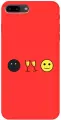 Силиконовый чехол на Apple iPhone 8 Plus / 7 Plus / Эпл Айфон 7 Плюс / 8 Плюс с рисунком Cheers! Soft Touch красный