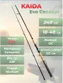 Спиннинг штекерный Kaida EVO Concept тест 10-40 гр длина 240 см
