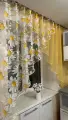 Кухонная шторка ромашка желтая, ширина 3м, высота 1,7м
