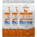 Корм для стерилизованных кошек Monge Natural Superpremium Monoprotein, с уткой 3 шт. x 1500 г