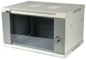 Шкаф TWT Pro TWT-CBWPG-6U-6x4-GY, настенный, 6U, серый