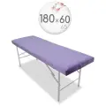 Чехол для кушетки и массажного стола, велюр, 180x60 см, аметистовый