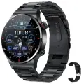 Умные часы Tecno Camon 17 Pro мужские водонепроницаемые, steel strip black