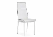 Стул DC2-001 woodville белый, экокожа, металл, мягкое сиденье, без подлокотников