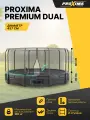 Батут каркасный Proxima Premium Dual 15 ft (457 см) с верхней и нижней сетками и лестницей, Арт. CFR-15FT-5W