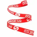 Ремни безопасности салона автомобиля. Универсальные ленты, 2шт, SPARCO красный