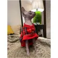 Флисовый жилет для кошек, красный, S