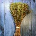 Травяные веники Багульник для бань и саун от бренда Милые Бани с лесным ароматом - 4 шт.