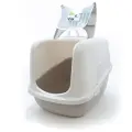 SAVIC NESTOR JUMBO 66,5 см х 48,5 см х 46,5 см туалет для кошек белый мокка 1х3, 72556 (1 шт)