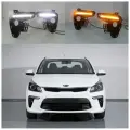 Дневные ходовые огни для Kia Rio (2017-2019) ДХО Киа Рио Светодиодные