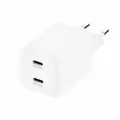 Сетевое зарядное устройство Ubear Bridge USB-Cx2 45 Вт GaN, белый