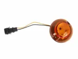 Фонарь боковой круглый оранжевый. Указатель поворота. Для установки на автобусы, троллейбусы, грузовые машины - 1 шт.